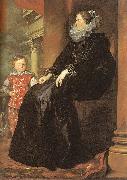 Genoese Noblewoman with her Son Dyck, Anthony van